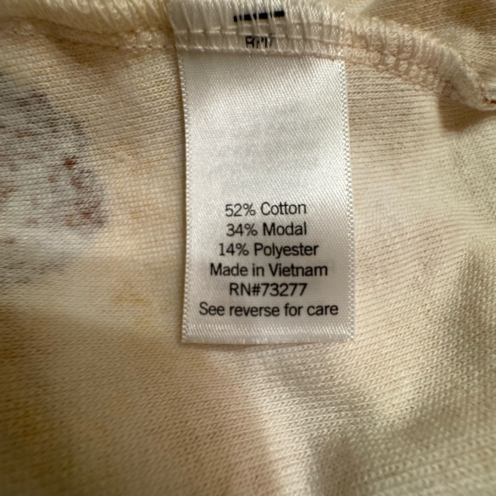 NWT Kohl's Cream Sleeveless Crop Tank Top - Picture 7 of 7